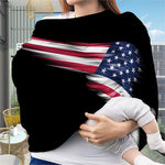 American Flag Wing Print Baby Seat Cover