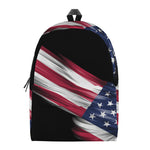 American Flag Wing Print Backpack