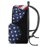 American Flag Wing Print Backpack