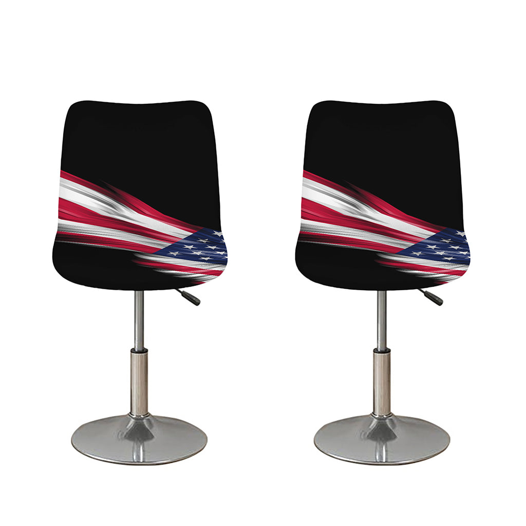 American Flag Wing Print Bar Stool Covers