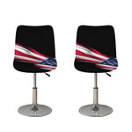 American Flag Wing Print Bar Stool Covers