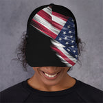 American Flag Wing Print Baseball Cap