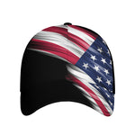American Flag Wing Print Baseball Cap