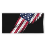 American Flag Wing Print Beach Towel