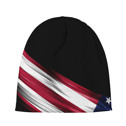 American Flag Wing Print Beanie