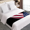 American Flag Wing Print Bed Runner