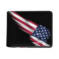 American Flag Wing Print Bifold Wallet