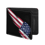 American Flag Wing Print Bifold Wallet