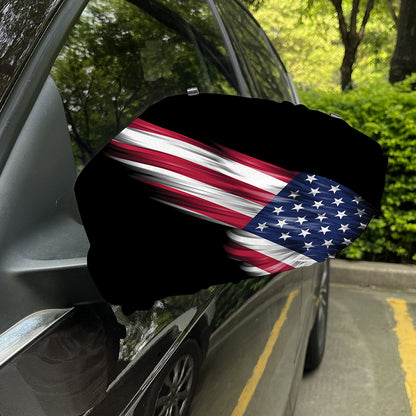 American Flag Wing Print Car Side Mirror Covers