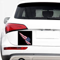 American Flag Wing Print Car Sticker