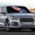 American Flag Wing Print Car Windshield Sun Shade