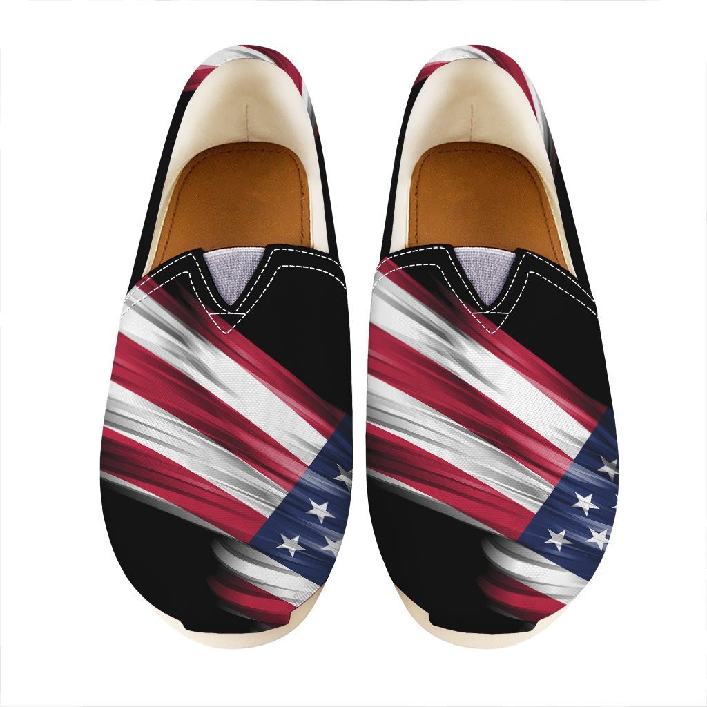 American Flag Wing Print Casual Shoes