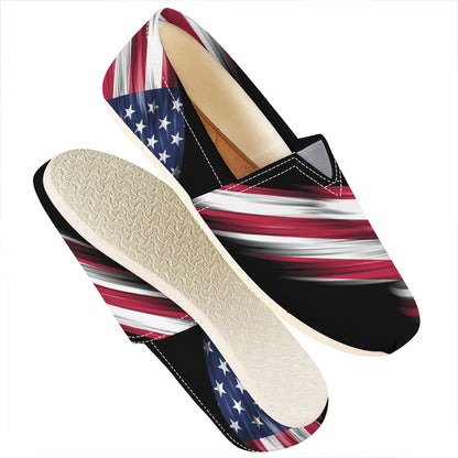 American Flag Wing Print Casual Shoes
