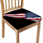 American Flag Wing Print Chair Cushion Cover