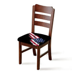 American Flag Wing Print Chair Cushion Cover
