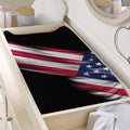 American Flag Wing Print Changing Pad Cover