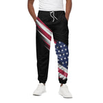 American Flag Wing Print Cotton Pants