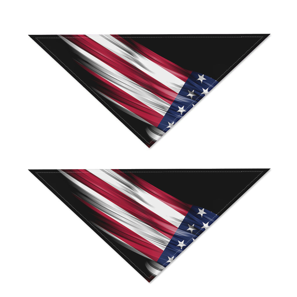 American Flag Wing Print Dog Bandana