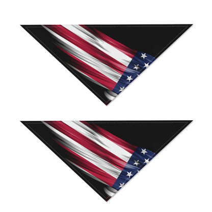 American Flag Wing Print Dog Bandana
