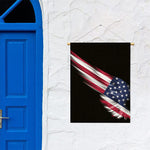 American Flag Wing Print Garden Flag