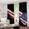 American Flag Wing Print Grommet Curtains