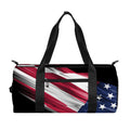 American Flag Wing Print Gym Bag