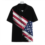 American Flag Wing Print Hawaiian Shirt