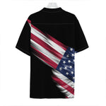 American Flag Wing Print Hawaiian Shirt