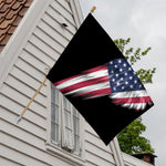 American Flag Wing Print House Flag