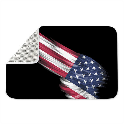 American Flag Wing Print Indoor Door Mat