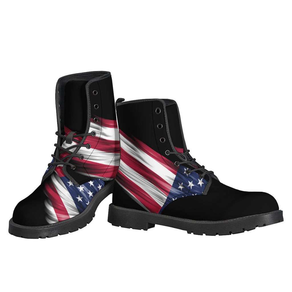 American Flag Wing Print Backpack