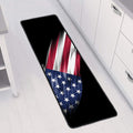 American Flag Wing Print Long Kitchen Mat