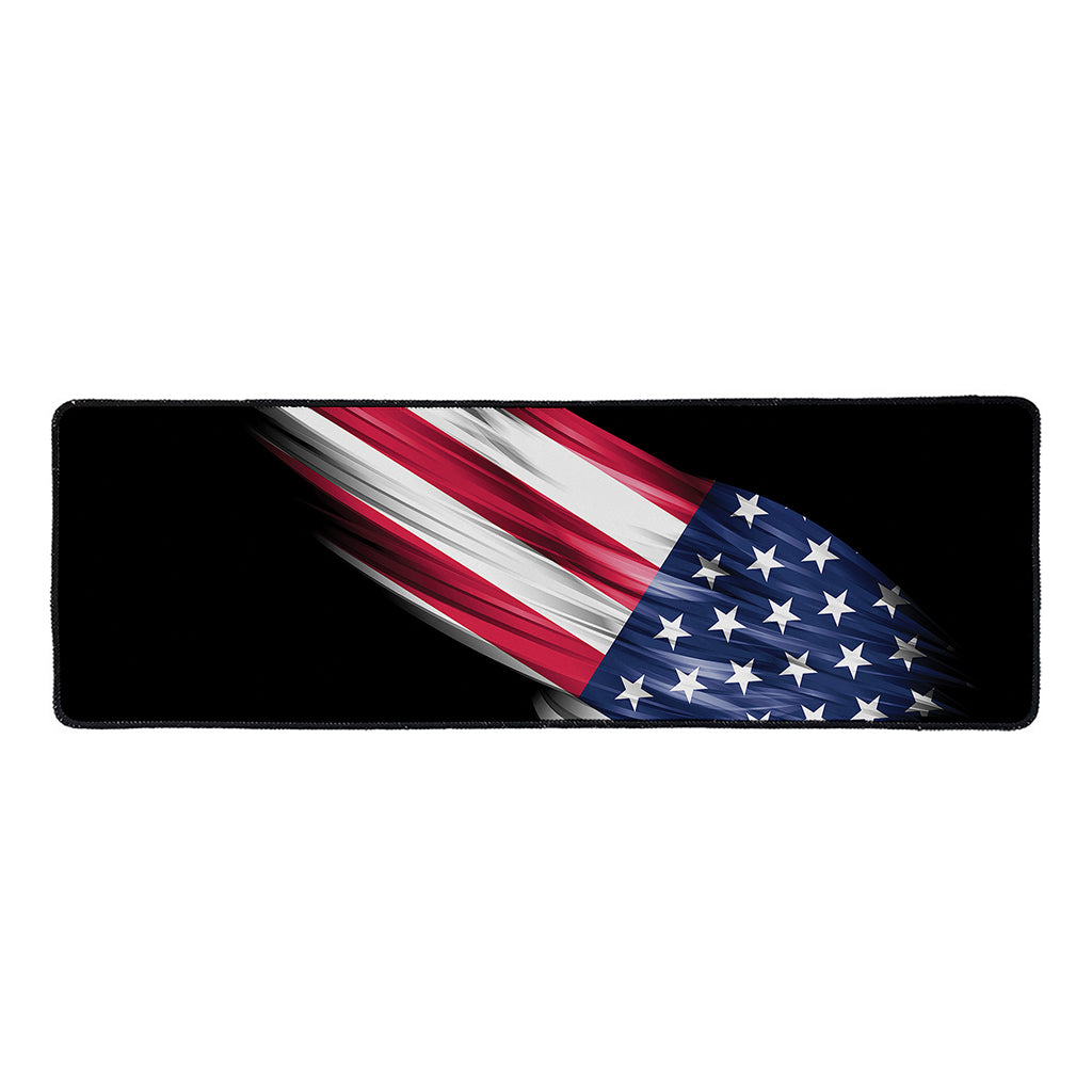 American Flag Wing Print Long Kitchen Mat