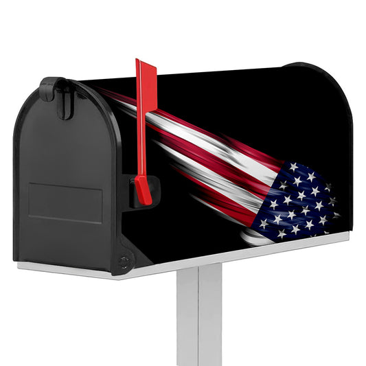 American Flag Wing Print Mailbox Cover