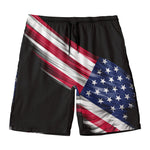 American Flag Wing Print Men's Swim Trunks