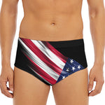 American Flag Wing Print Men's Triangle Swim Briefs
