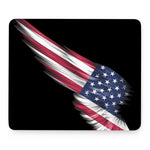 American Flag Wing Print Mouse Pad
