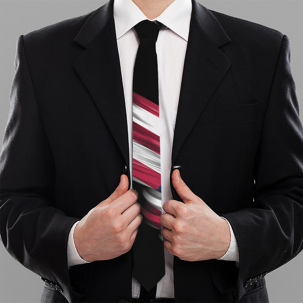 American Flag Wing Print Necktie