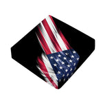 American Flag Wing Print Outdoor Seat Cushion Cover