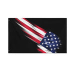 American Flag Wing Print Polyester Flag
