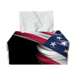 American Flag Wing Print Rectangle Tissue Box Cover
