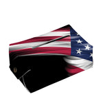 American Flag Wing Print Rectangle Tissue Box Cover