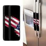 American Flag Wing Print Refrigerator Handle Covers