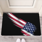 American Flag Wing Print Rubber Doormat