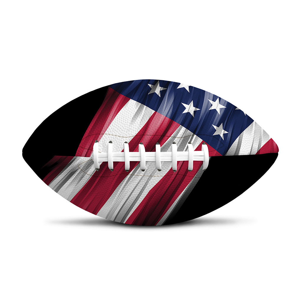 American Flag Wing Print Rugby Ball