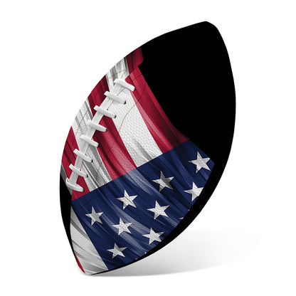 American Flag Wing Print Rugby Ball