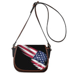 American Flag Wing Print Saddle Bag