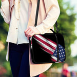 American Flag Wing Print Shoulder Strap Bible Bag