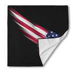 American Flag Wing Print Silk Bandana
