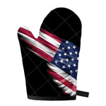 American Flag Wing Print Single Oven Mitt